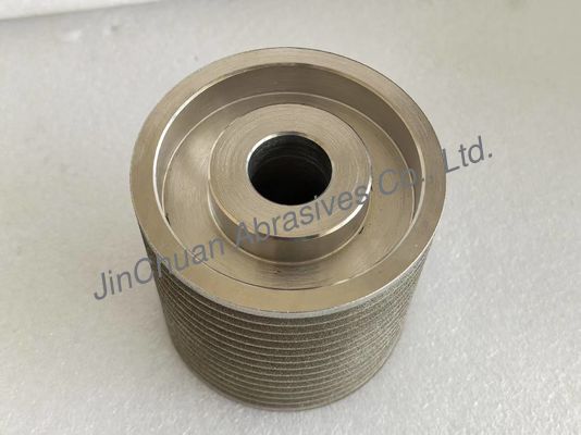 Tamanho e Forma Especiais Cor Âmbar Rodagens Cbn Eletropladas para Moagem e Afinação