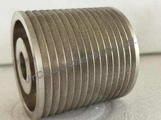 Tamanho e Forma Especiais Cor Âmbar Rodagens Cbn Eletropladas para Moagem e Afinação