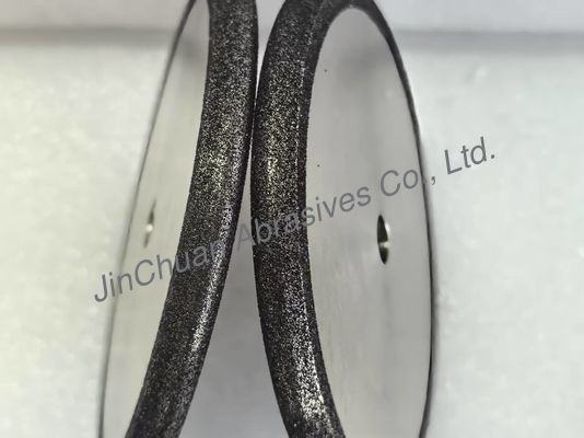 Rodas de moagem CBN eletropladas de alto desempenho com disco de afiamento de raio 125 mm