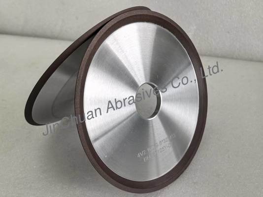 Rodas de moagem de discos de diamante ligados a resina 4V2 em tamanho de roda de 125 mm