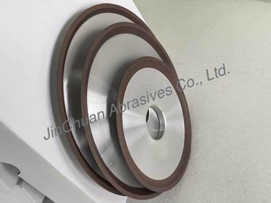 Rodas de moagem de discos de diamante ligados a resina 4V2 em tamanho de roda de 125 mm