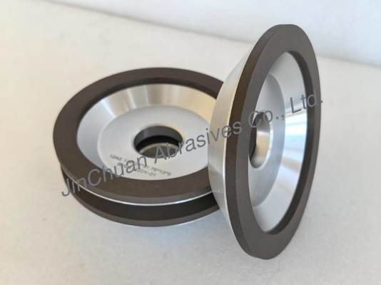 12A2 Rodagens de prato de diamantes de ligação de resina para discos de moagem de afinação de carburo cimentado
