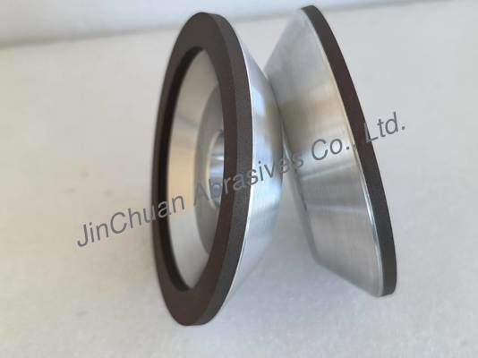 12A2 Rodagens de prato de diamantes de ligação de resina para discos de moagem de afinação de carburo cimentado