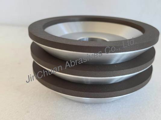 12A2 Rodagens de prato de diamantes de ligação de resina para discos de moagem de afinação de carburo cimentado