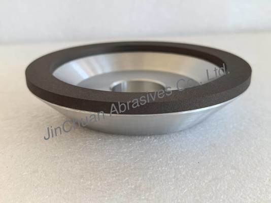12A2 Rodagens de prato de diamantes de ligação de resina para discos de moagem de afinação de carburo cimentado