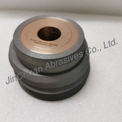 1V1/15° 100*10*31.75*6 mm D91 Roda de moagem de diamantes para usinagem de ferramentas de carburo e ferramentas de aço de alta velocidade
