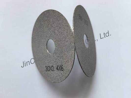 0.4mm supper thin chip breaker metal bond cbn roda de corte 1A8 para slotters