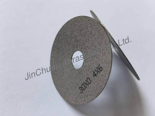 0.4mm supper thin chip breaker metal bond cbn roda de corte 1A8 para slotters