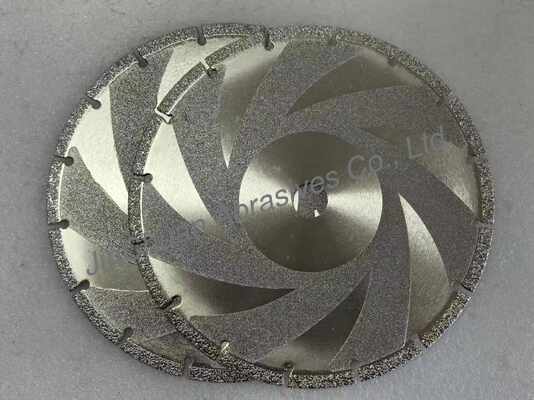 Rodas de moagem de diamantes galvanizadas, com diâmetro de 230 mm, número de grão D35/40