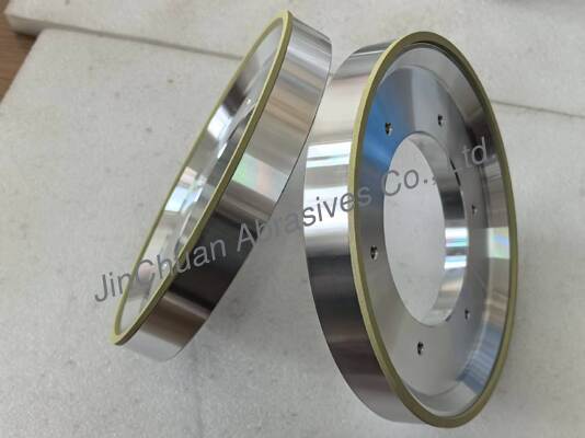 D250 mm Roda de diamante de ligação vítrea para ferramentas PCD