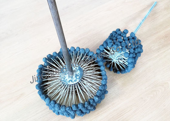 Diâmetro maior que lustra e que Deburring a escova abrasiva da pedra de afiar do cabo flexível do carboneto de silicone