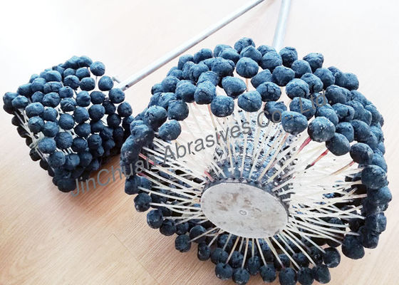 Diâmetro maior que lustra e que Deburring a escova abrasiva da pedra de afiar do cabo flexível do carboneto de silicone