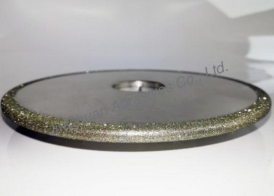 Rodas de moedura galvanizadas redondas do diamante para as pastilhas dos freios que entalham o cilindro de equilíbrio da máquina