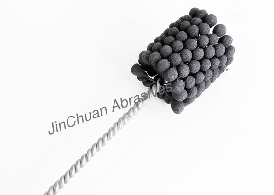 Escova de afiação flexível personalizada do tamanho do grão para furos hidráulicos e do CI do motor