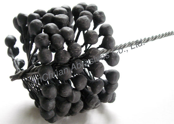 Rebarba de remoção do grão 600 que afia a pedra de afiar Deburring industrial do cabo flexível do carboneto de silicone da escova