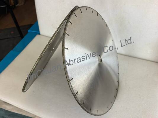 Lâmina de serra de diamante eletroplata de 400 mm com ligação de níquel para corte de concreto resistente ao desgaste