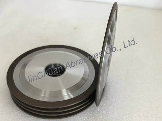 Disco de Esmerilhamento de Resina CBN de 150mm com Furo Interno de 32mm e Camada de CBN de 1,3mm a 4,0mm para Afiação de Ferramentas HSS