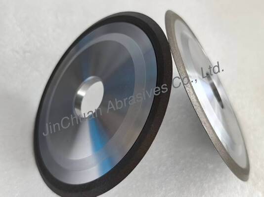 Roda de moagem de resina CBN 150mm OD 60 graus Forma V Longa vida para moagem de ferramentas HSS