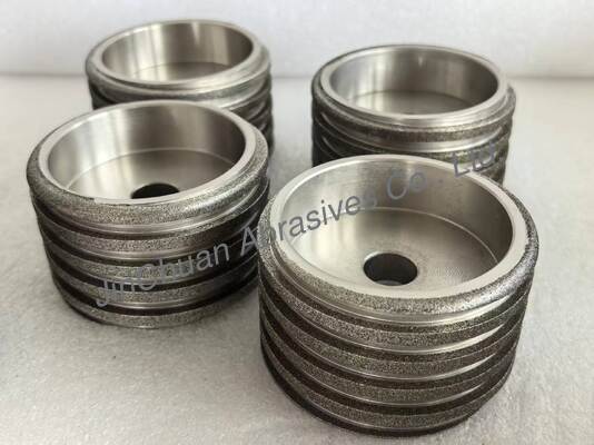 Forma helicoidal resistente ao desgaste 80x54x16mm Roda de moagem CBN eletroplata para afiar tesouras