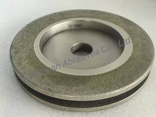 Roda de moagem de diamantes eletroplacada de forma especial utilizada para moagem de perfis, número de grão D120/140