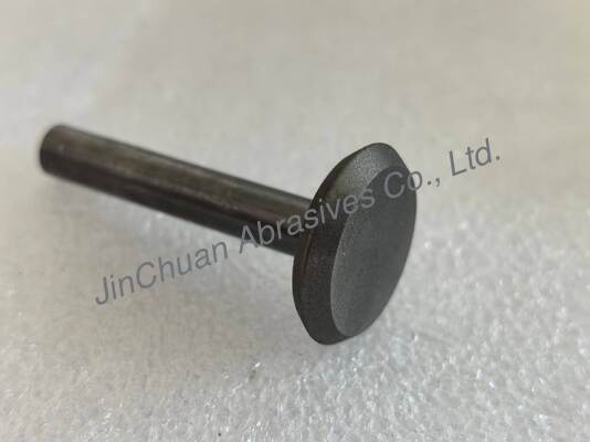 Cabeça de retificação de diamante eletrodepositada CBN com corpo de carboneto de tungstênio preto 800# 1200# para retificação de precisão