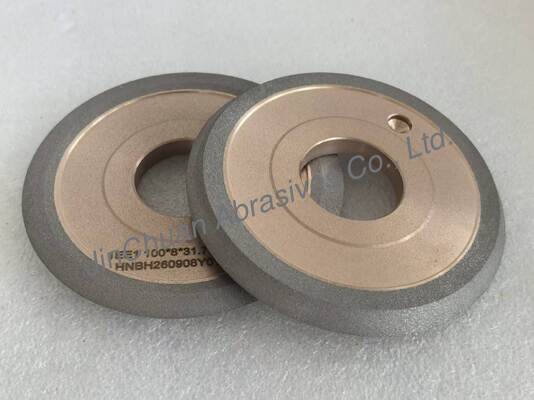 1EE1 Roda híbrida Roda reta com ângulos laterais para máquinas de rectificação de ferramentas CNC