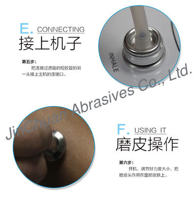 Arquivo pequeno do diamante da massagem diminuta de aço inoxidável do diamante para a beleza da pele