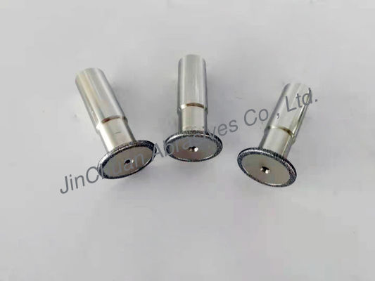 Roda de diamante do CBN da indústria da aviação com a escova de lustro do furo de cilindro