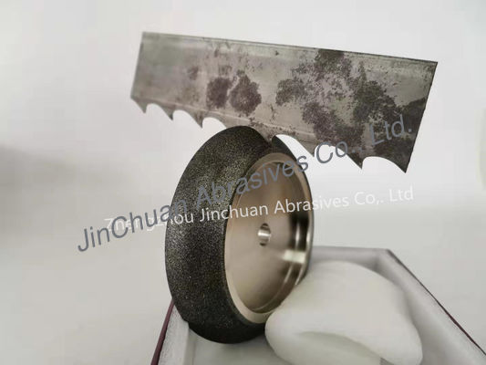 5 do CBN polegadas de serra da faixa que aponta a roda para moer Lenox Woodmaster consideraram que as lâminas apontam