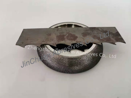 5 do CBN polegadas de serra da faixa que aponta a roda para moer Lenox Woodmaster consideraram que as lâminas apontam