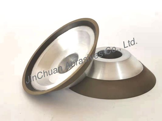 Ligamento de lixamento apontado da resina da roda do diamante de madeira do grão D64 resistente