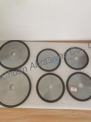 Roda do corte do CBN do diamante da ligação da resina para o quartzo de vidro magnético do tungstênio do carboneto