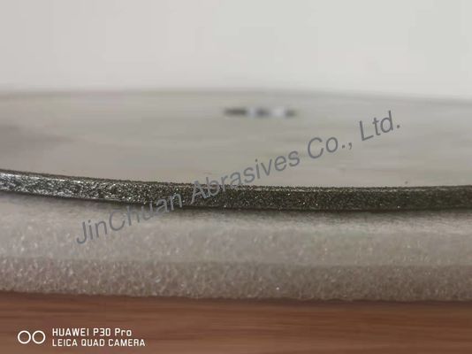Gray Electroplated Diamond Grinding Wheels com a lâmina de corte D40/45 do corpo de aço