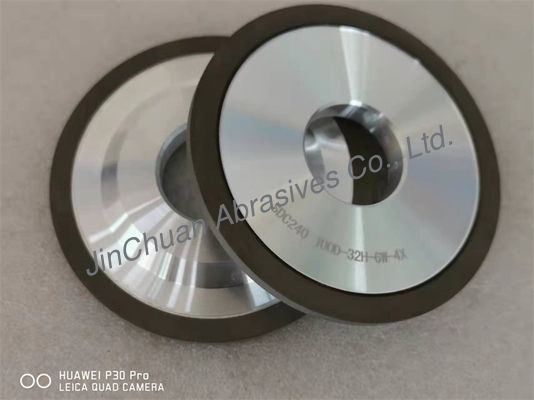 Ligação Diamond Abrasive Grinding Wheel 3A1 100*11*32*6*4 D240# 100% da resina