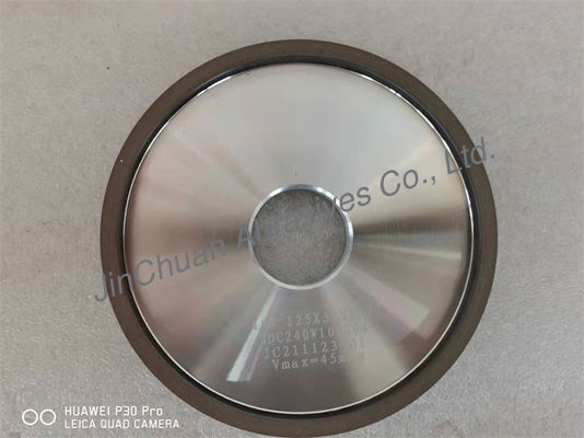 roda abrasiva do tipo de 4A2 Diamond Grinding Wheel 125*18.5*32*5*7 D240# 100%